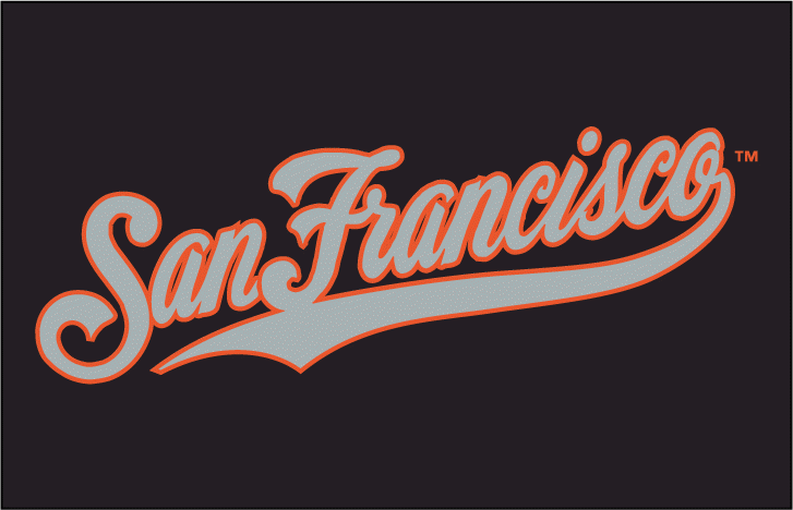 San Francisco Giants 1994-1999 Batting Practice Logo iron on transfers for T-shirts version 2